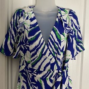 French connection floral wrap dressed never worn.